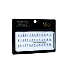 SUN® Vlash Knot Free Flare Lashes, Medium, 60 Pcs Per Tray