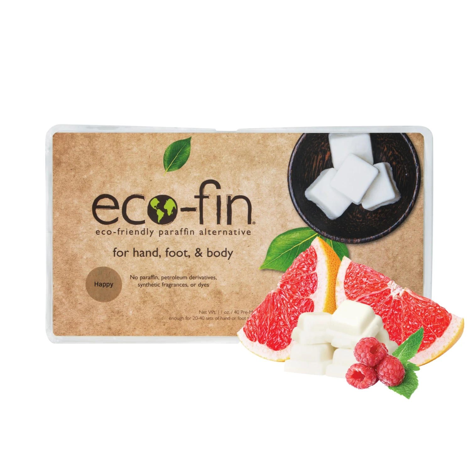 SUN® Eco-Fin Happy Raspberry & Grapefruit Paraffin Alternative 1 SUN® Eco-Fin Happy Raspberry & Grapefruit Paraffin Alternative