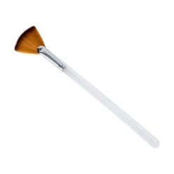 SUN® Fan Mask Brush With Synthetic Bristles & Acrylic Handle, 8.5"L