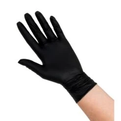 SUN® Colortrak Black Vinyl Gloves, 100 Ct -Makeup Care Products Store 1 clipped rev 1 32