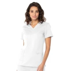 Women's Modern V-Neck Tunic Top, XXSmall To XLarge, By Landau -Makeup Care Products Store 4160 WWPR 1