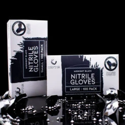 SUN® Colortrak Nitrile Gloves, Midnight Black, 100 Ct -Makeup Care Products Store 8 BLACK NITRILE GLOVES WEB IMAGES 720x 894b24c2 01ea 4f34 aaba 605d9ac4af20