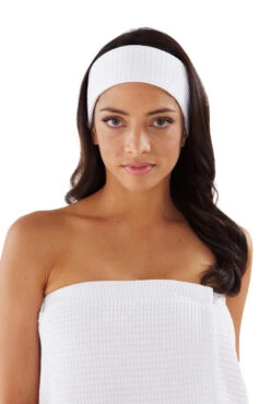 SUN® Boca Terry Waffle Headbands, 3pk