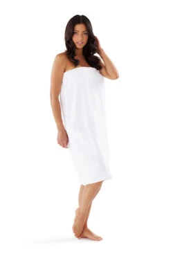 SUN® Boca Terry Velour Body Wrap, Women's -Makeup Care Products Store C658W WR2232c 008 WHITE