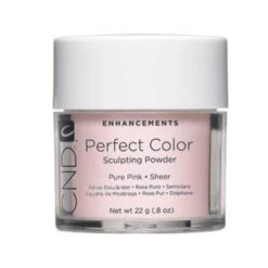 CND Enhancements, Perfect Color Sculpting Powders, Pure Pink, Sheer