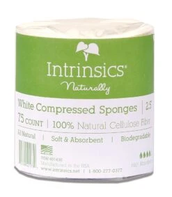 SUN® Intrinsics Compressed Sponges, 75ct -Makeup Care Products Store CX104T401430 WhiteCompressedSponges