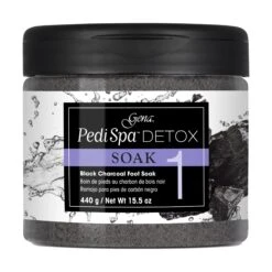 SUN® Pedi Spa Detox Black Charcoal Soak, 15.5 Oz