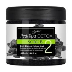 SUN® Pedi Spa Detox Black Charcoal Scrub, 14.6 Oz