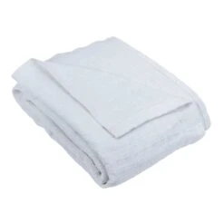 SUN® Sposh Cotton Blanket -Makeup Care Products Store JL335 SposhCottonBlanketWHITE2