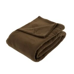 SUN® Sposh Plush Fleece Blanket -Makeup Care Products Store JL745 Coffee