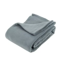 SUN® Sposh Plush Fleece Blanket -Makeup Care Products Store JL746 BlueGrey