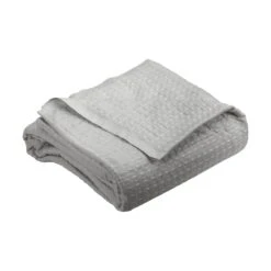 SUN® Sposh Waffle Weave Blanket -Makeup Care Products Store JL748 DoveGreySposhWaffleWeaveBlanket clipped rev 1