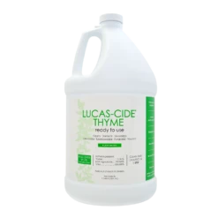 SUN® Lucas-Cide Ready To Use Thyme Disinfectant Spray -Makeup Care Products Store Lucas cide Thyme Gallon front