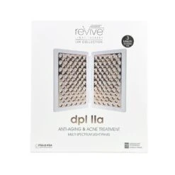 SUN® Lux Dpl Lla LED Wrinkle Reduction & Acne Treatment Panel By ReVive Light Therapy -Makeup Care Products Store Lux Panel Packaging Front
