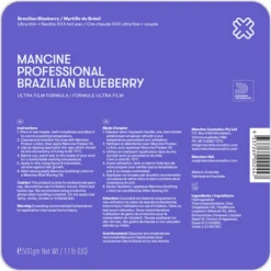 SUN® Mancine Hard Wax, Ultra Film Brazilian Blueberry, 4 Discs, 1.1 Lbs