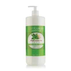 SUN® BareLuxury By Morgan Taylor, Detox Ginger & Green Tea Lotion -Makeup Care Products Store MT382 MT BL Detox 32oz Lotion clipped rev 1