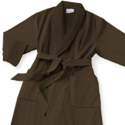 Boca Terry Shawl Collar Microfiber Robe W/ Plush Lining -Makeup Care Products Store Microfiber Chocolate. 36852.1623776741