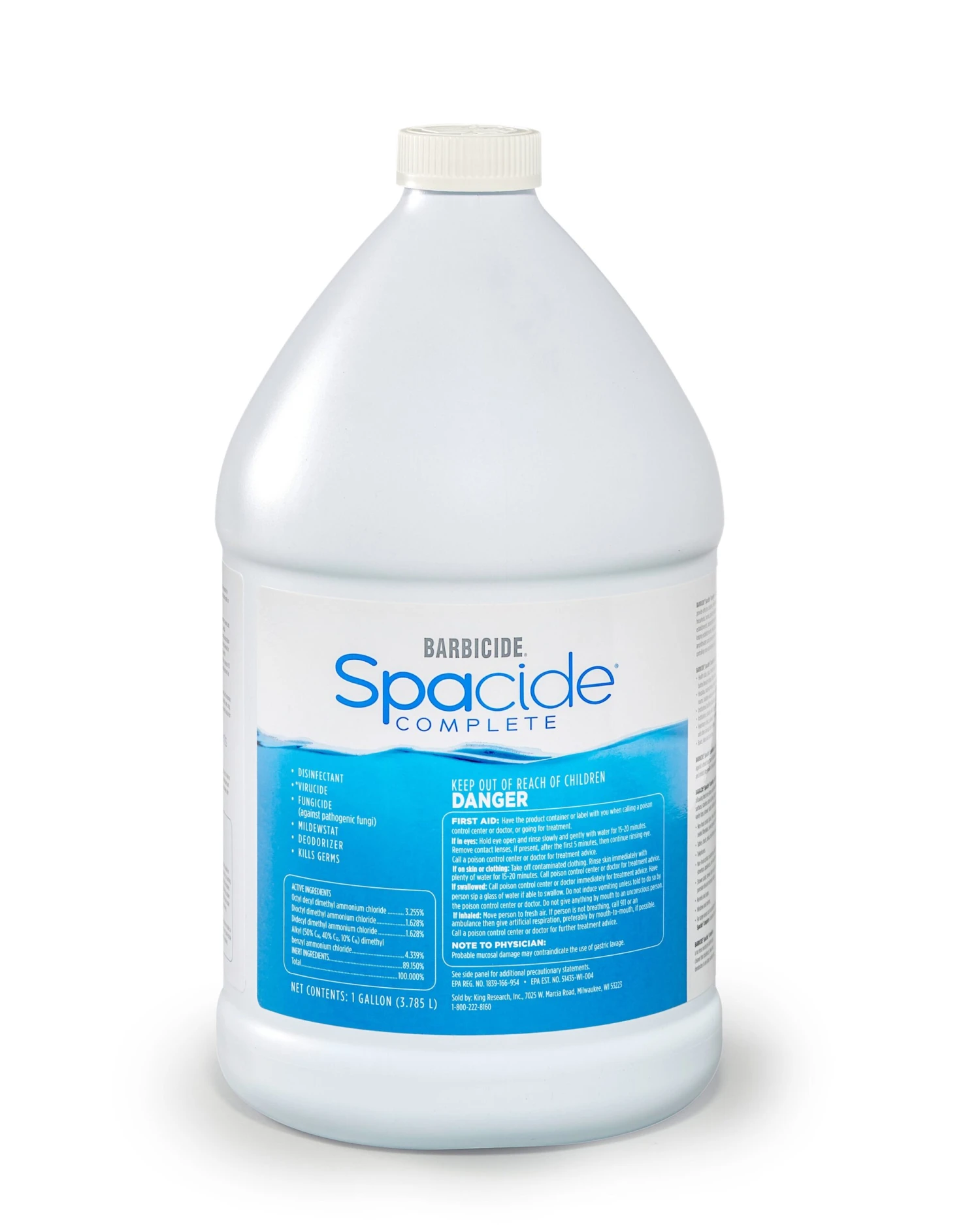 Barbicide Spacide Complete, 1 Gal 1 Barbicide Spacide Complete, 1 Gal