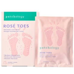 SUN® Patchology Serve Chilled Rosé Toes, Renewing & Protecting Foot Mask, 1 Ct -Makeup Care Products Store Patchology RoseToes box sachet 2400x3000 750x 9d1f3ca8 b9e9 406b 9cc4 c23f27a10405