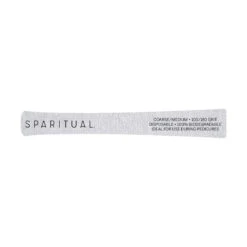 SUN® SpaRitual Zebra Board Eco-File Nail, 100/180 Grit, 5 Pack