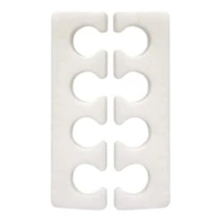 SUN® Cuccio Toe Separators, White, 12 Pair