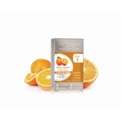 SUN® BareLuxury By Morgan Taylor, Complete Mani Pedi Packet, Energy Orange & Lemongrass, 4 Pk