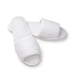 SUN® Boca Terry Waffle Weave Slippers -Makeup Care Products Store apparel 6380889276473