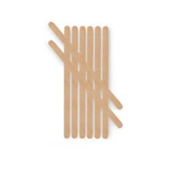 SUN® Complete Pro Wooden Facial Applicators, 5"L X 0.25"W, 1000 Ct