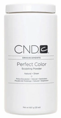 CND Enhancements, Perfect Color Sculpting Powders, Natural, Sheer, 32 Oz