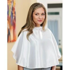 SUN® Canyon Rose Esthetician's Client Cape, White