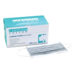 SUN® Carolina Cotton Carbon Filter Face Mask, 50 Ct
