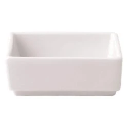 SUN® FOH Square Porcelain Dish, 2 Oz