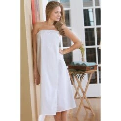 SUN® Canyon Rose Body Wrap, Poly-Cotton, Black Or White -Makeup Care Products Store disposable linens apparel white x large 6380263178297