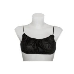 SUN® Disposable Backless Bra, Black, 100 Ct