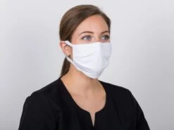 SUN® 3-Ply 100% Cotton Adjustable Face Mask, 50 Pieces