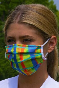 SUN® Printed Pleated Wellness Face Mask By Fashionizer Spa Uniforms -Makeup Care Products Store face masks eyewear 14066531303481