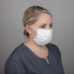 SUN® Graham Medical Disposable Ear Loop Face Mask, 50 Count