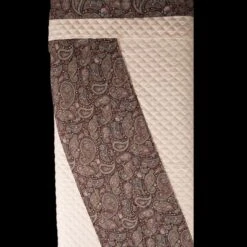 SUN® Sposh Massage Table Saddle Paisley Collection -Makeup Care Products Store linens coffee leaf paisley face cream solid back 13632606699577