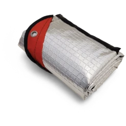 SUN® Reusable Mylar Thermal Blanket, Red