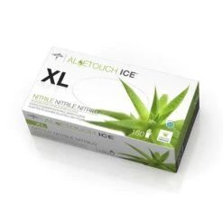 SUN® Aloetouch Ice, Green Nitrile Gloves, 200 Ct -Makeup Care Products Store nb584