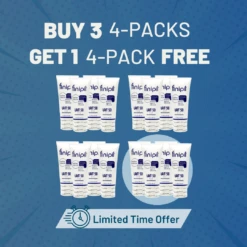 SUN® Nufree Buy 3 Get 1 Free, Finipil Lait 50, 1.5 Oz, 4 Pack