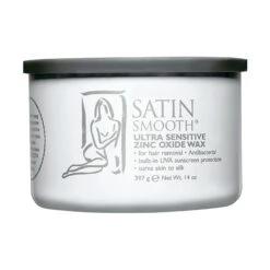 SUN® Satin Smooth Soft Wax, Ultra Sensitive Zinc Oxide, 14 Oz