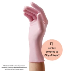 SUN® PinkSense Nitrile Gloves, 250 Ct