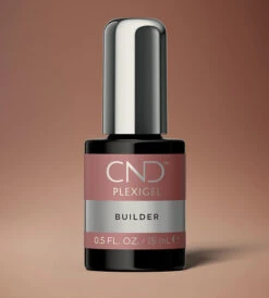 CND Enhancements, Plexigel, Builder, Milky Mauve, 0.5 Fl Oz