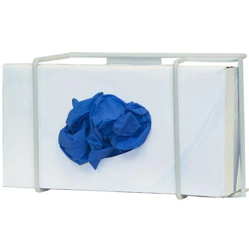 Single Glove Box Dispenser, White Wire 2 Single Glove Box Dispenser, White Wire - Image 2