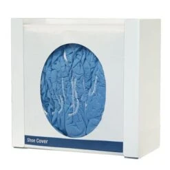 Bouffant Cap Or Shoe Cover Dispenser, White