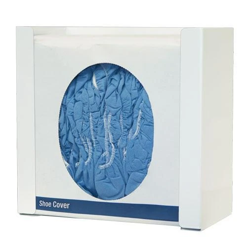 Bouffant Cap Or Shoe Cover Dispenser, White -Makeup Care Products Store ppe supply dispensers 14040933400633