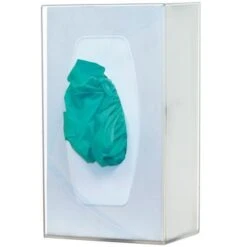 Single Glove Box Dispenser With Flexible Springs, Clear
