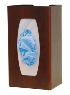 Single Glove Box Dispenser, Cherry Fauxwood