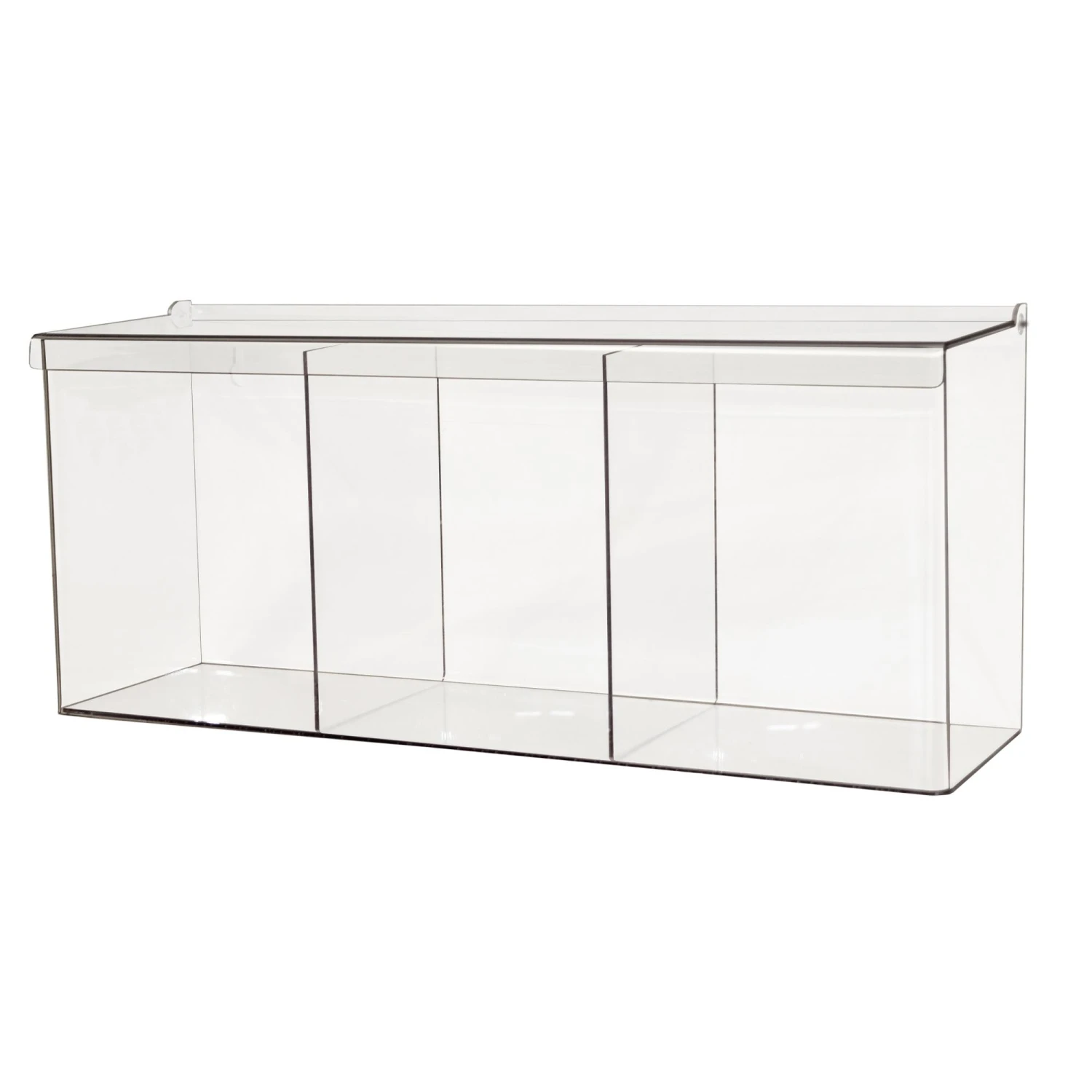 Bulk Dispenser, Mini Triple Bin, Clear 3 Bulk Dispenser, Mini Triple Bin, Clear - Image 3